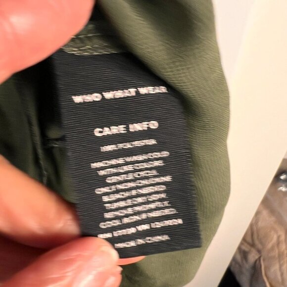 COPY - Who What Wear Olive Green Sheer Fabric Girls Top Sku 1055 Size XS - Picture 8 of 12